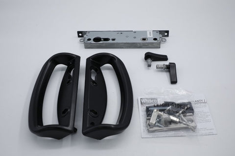 WHITCO W866017 JASON SLIDING DOOR HANDLE TP Black - primehardware