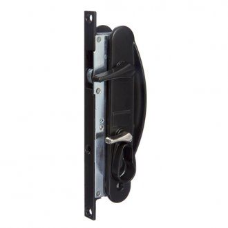 WHITCO W866917 LEICHHARDT SINGLE POINT LOCK EXTENDED LEVER NO CYLINDER Black - primehardware
