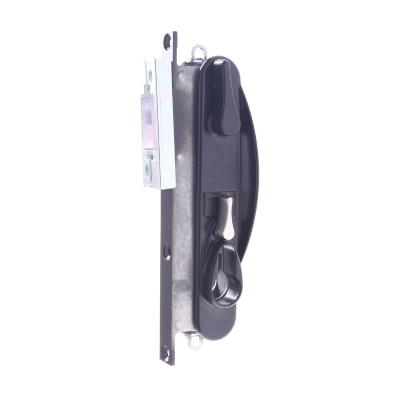 WHITCO W869017 NZ LEICHHARDT STANDARD SLIDING SECURITY DOOR LOCK TP Black - primehardware
