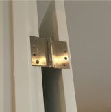 Zanda Wide Throw Hinges - Stainless Steel - primehardware