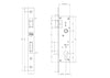 Yale 85Mm Pitch Euro Mortice Lock 30Mm Backset Satin - primehardware