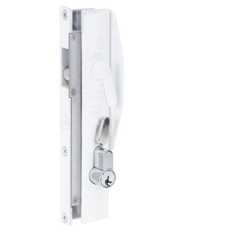 Quattro Sliding Security Door Lock No Cylinder White - primehardware