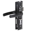 Quattro Hinged Security Door Lock Dp Black - primehardware