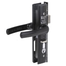 Quattro Hinged Security Door Lock Dp Black - primehardware