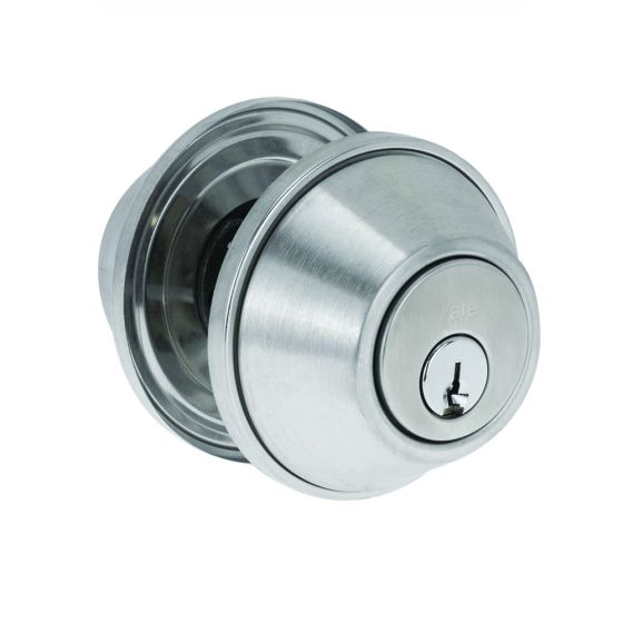 Deadbolt Double Cylinder 5Pk Satin Chrome - primehardware
