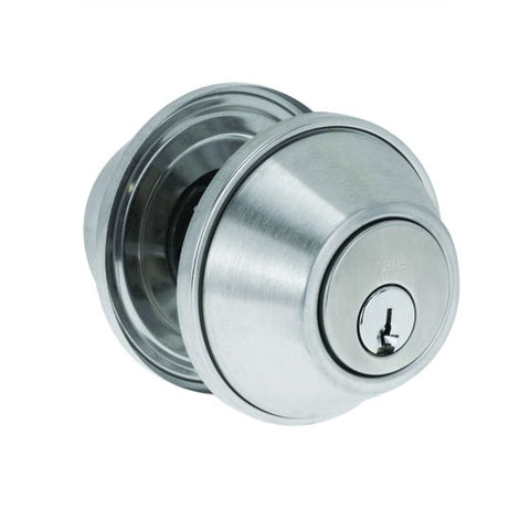 Deadbolt Double Cylinder 5Pk Satin Chrome - primehardware