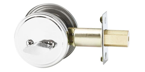 Deadbolt Single Cylinder Pd Satin Chrome - primehardware