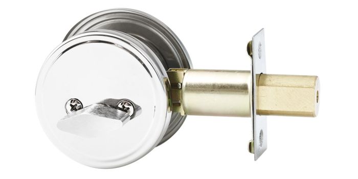 Deadbolt Single Cylinder Pd 6Rp Satin Chrome - primehardware