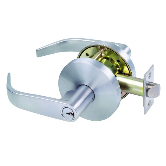 Yale Key In Lever 3 Single Cyl Storeroom Set 70Mm 5Ka Satin - primehardware