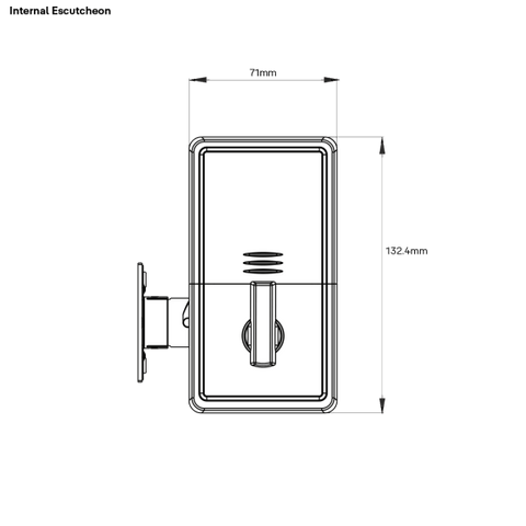 YALE LIBI DIGITAL DEADBOLT KEYED MATT BLACK - primehardware