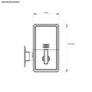 YALE LIBI DIGITAL DEADBOLT KEYED MATT BLACK - primehardware