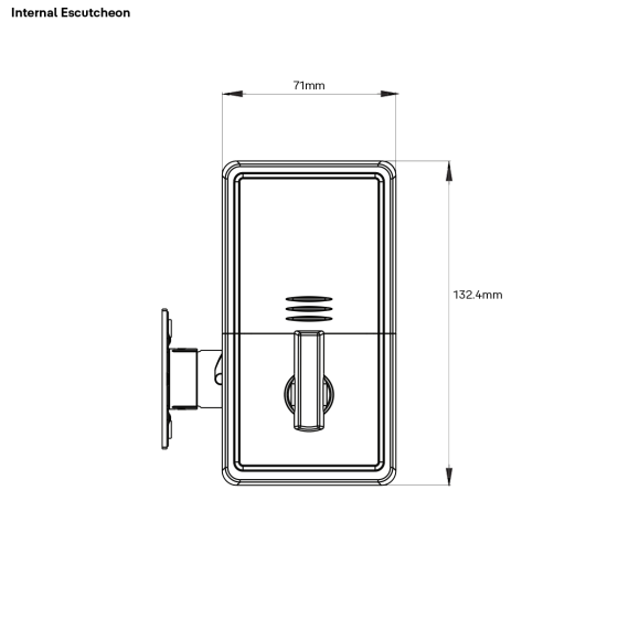 YALE LIBI DIGITAL DEADBOLT KEYED  MATT BLACK