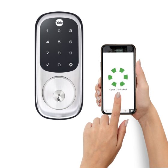 Yale Assure Keyed Satin Chrome With Yale Home Apple - primehardware