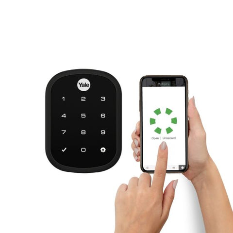 Yale Assure Sl Matt Black With Yale Home Apple Hk Matt Black - primehardware