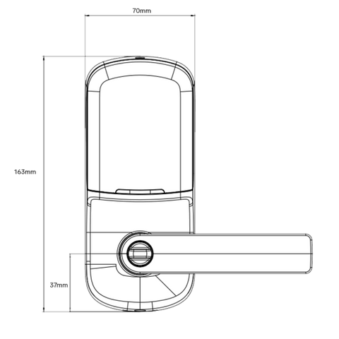 Yale Assure Keyed Lever Satin Chrome With Yale Home - primehardware