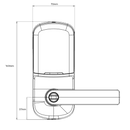 Yale Assure Keyed Lever Satin Chrome With Yale Home - primehardware