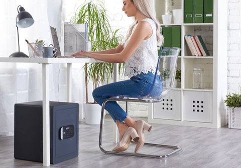 Yale Ysem/400/Eg1 Maximum Security Office Safe Grey - primehardware