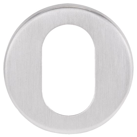 Yale Oval Cylinder Escutcheon Satin Stainless - primehardware