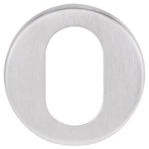 Yale Oval Cylinder Escutcheon Satin Stainless - primehardware