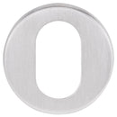 Yale Oval Cylinder Escutcheon Satin Stainless - primehardware
