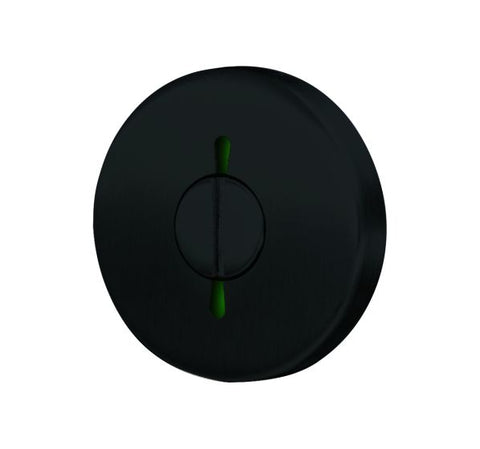Yale Privacy Indicating Emergency Turn Escutheon Black Black - primehardware