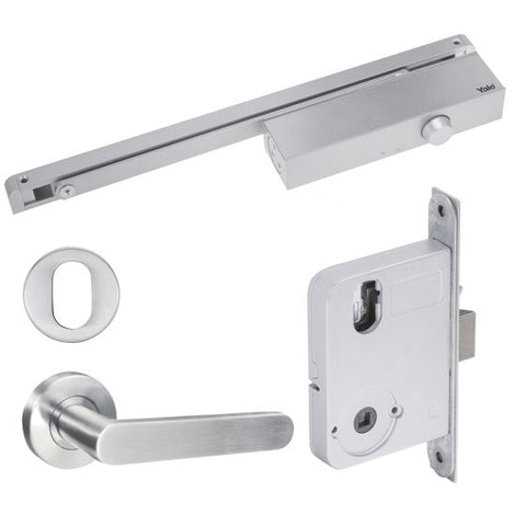 Yale Simplicity Kit Mortice Lock, Size 3 Slide Rail Door - primehardware