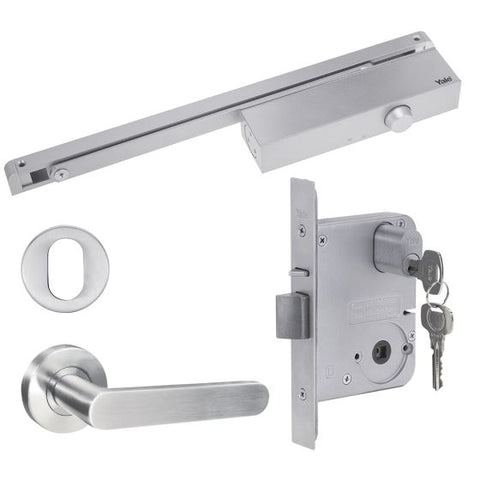 Yale Simplicity Kit Mortice Lock, Size 3 Slide Rail Door - primehardware