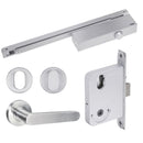 Yale Simplicity Kit Mortice Lock, Size 3 Slide Rail Door - primehardware