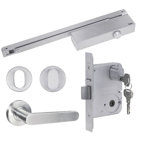 Yale Simplicity Kit Mortice Lock, Size 3 Slide Rail Door - primehardware