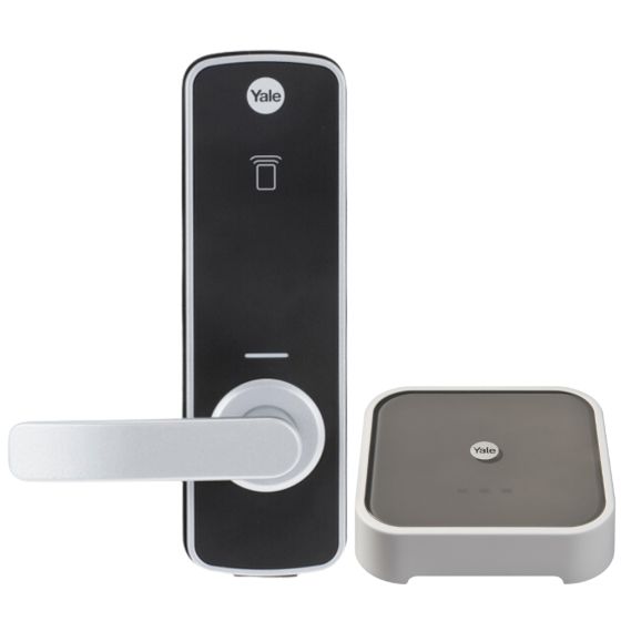 YALE UNITY ENTRANCE LOCK FIRE RATED SILVER WITH CONNECT