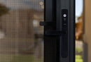 Yale Unity Security Screen Door Lock Matt Black Silver - primehardware
