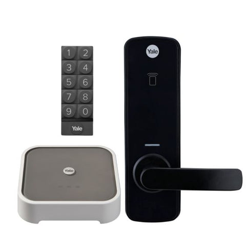 Yale Unity Entrance Lock Matt Black With Connect Plus - primehardware