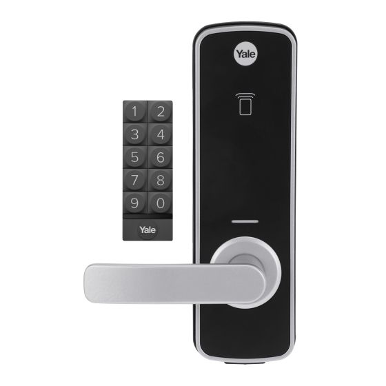 Yale Unity Entrance Lock Silver With Smart Keypad Silver - primehardware