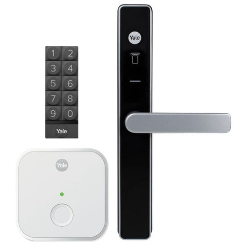 Yale Unity Security Door Lock Silver With Connect Bridge - primehardware