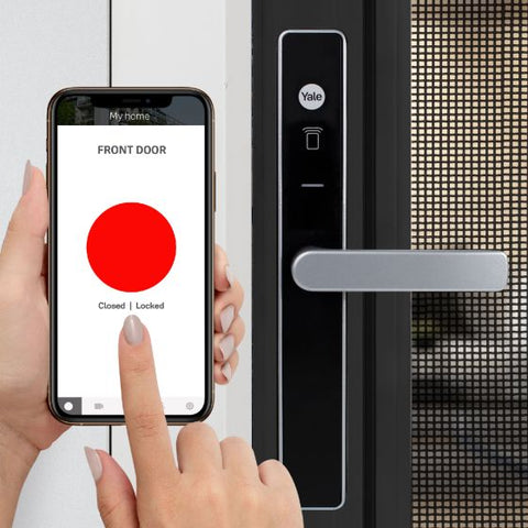 Yale Unity Security Door Lock Silver With Connect Plus - primehardware