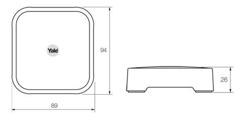 Yale Connect Plus Bridge White - primehardware