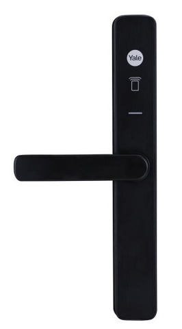 Yale Unity Security Screen Door Lock Matt Black Silver - primehardware