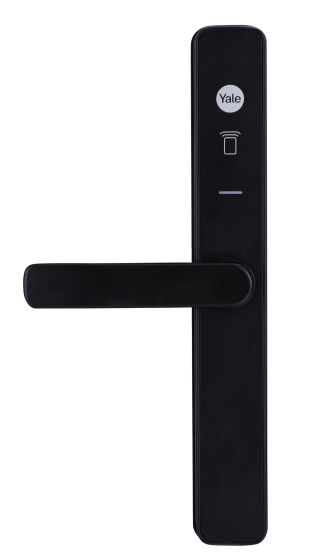 YALE UNITY SECURITY SCREEN DOOR LOCK MATT BLACK Silver