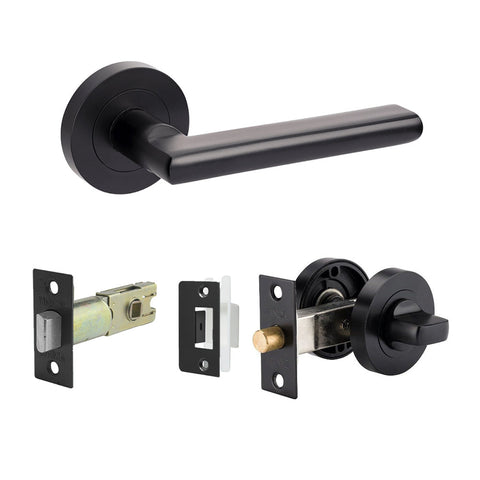 Zanda Epic Door Lever — Privacy Set 60mm Backset - primehardware