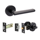 Zanda Epic Door Lever — Privacy Set 60mm Backset - primehardware