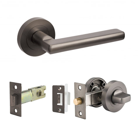 Zanda Epic Door Lever — Privacy Set 60mm Backset - primehardware