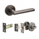 Zanda Epic Door Lever — Privacy Set 60mm Backset - primehardware