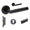 Zanda Vertex Door Lever — Entrance Set 60mm Cylinder (Key/Key) - primehardware