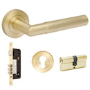 Zanda Vertex Lever Handle – Knurled Square Profile | Astron Range - primehardware