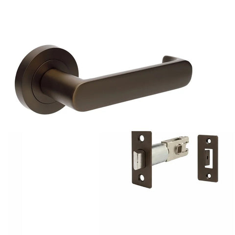 Zanda Duke Return Lever Set – Ember Bronze | AS1428 Compliant - primehardware