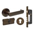 Zanda Duke Return Lever Set – Ember Bronze | AS1428 Compliant - primehardware