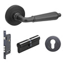 Zanda Oxford Door Lever — Entrance Set 70mm Cylinder (Key/Key) - primehardware