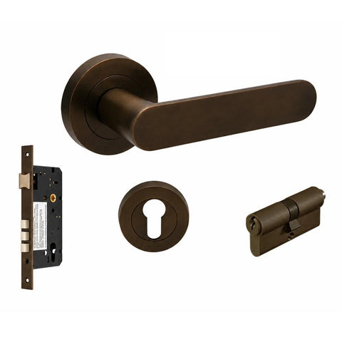 Zanda Duke Lever Handle Ember Bronze | Futura Range | 4 Functions - primehardware