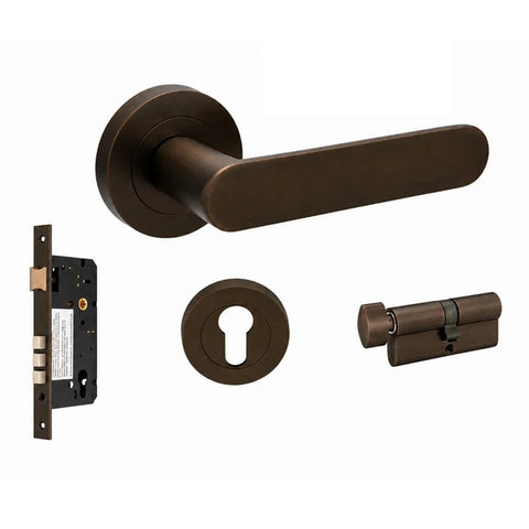 Zanda Duke Lever Handle Ember Bronze | Futura Range | 4 Functions - primehardware