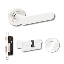 Zanda Duke Door Lever — Entrance Set 70mm Cylinder (Key/Turn)